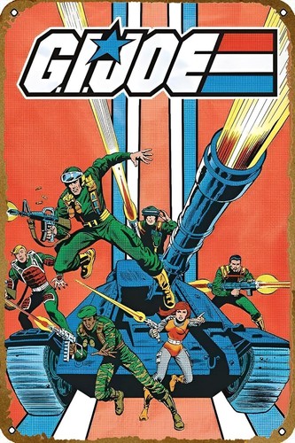 Vintage Collectible Tins - Gi Joe – Tank Poster Vintage