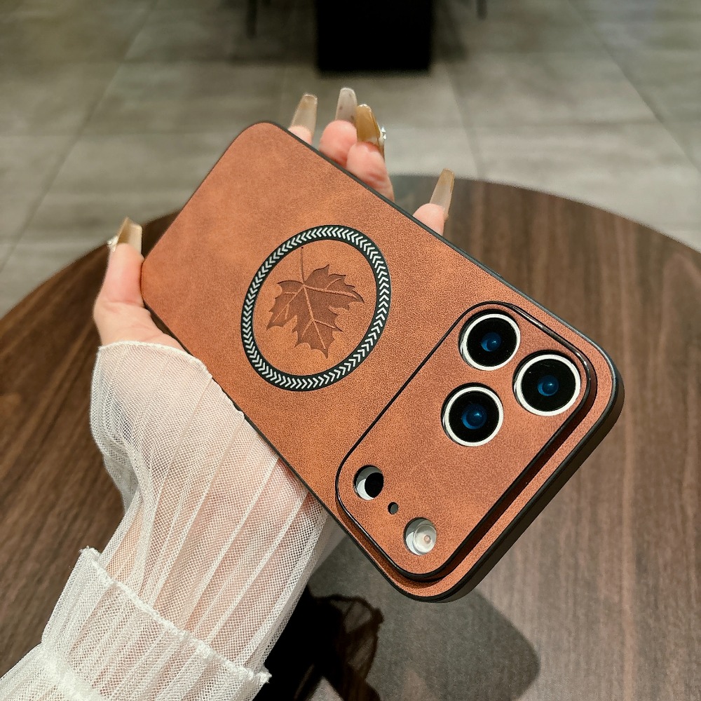 Camera Leather Case - Magnetic Leather Case for iPhone 17
