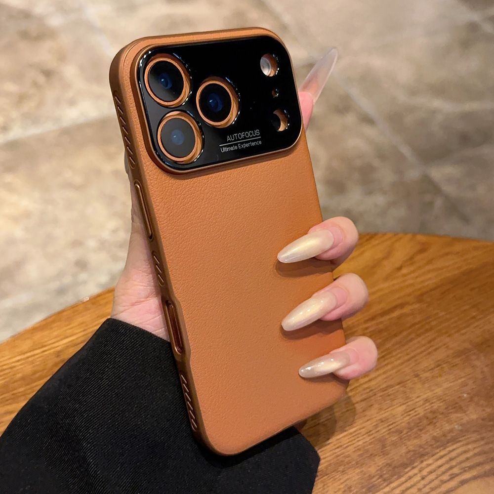 Camera Leather Case - Heat Dissipation For Magsafe Magnetic Case