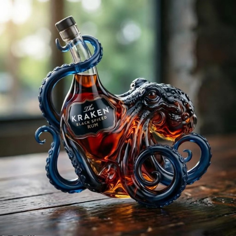 Whiskey Decanter, Sea Monster  - огляд і ціна Vintage Collectible Glassware