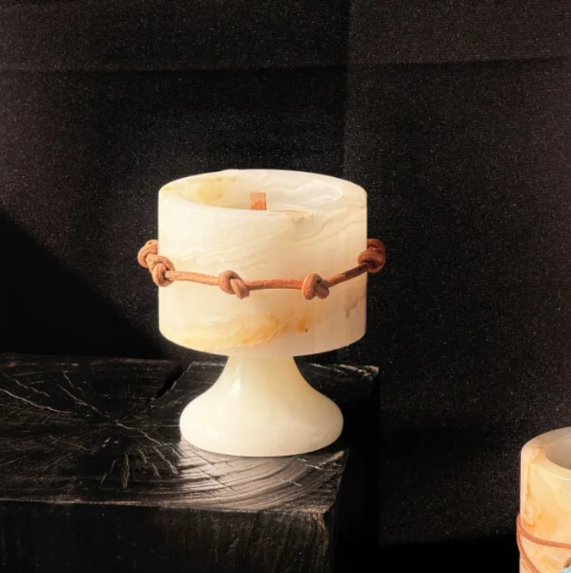 Nordic Amber Jade Candle Holde - огляд і ціна Vintage Collectible Marbles