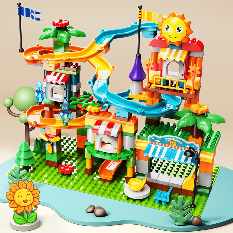 Big Size Marble Race Run Build - огляд і ціна Vintage Collectible Marbles