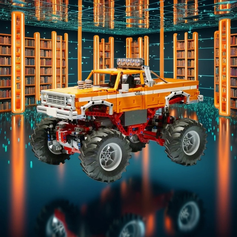 1683pcs MOC Technical Vintage  - огляд і ціна Vintage Collectible Trucks