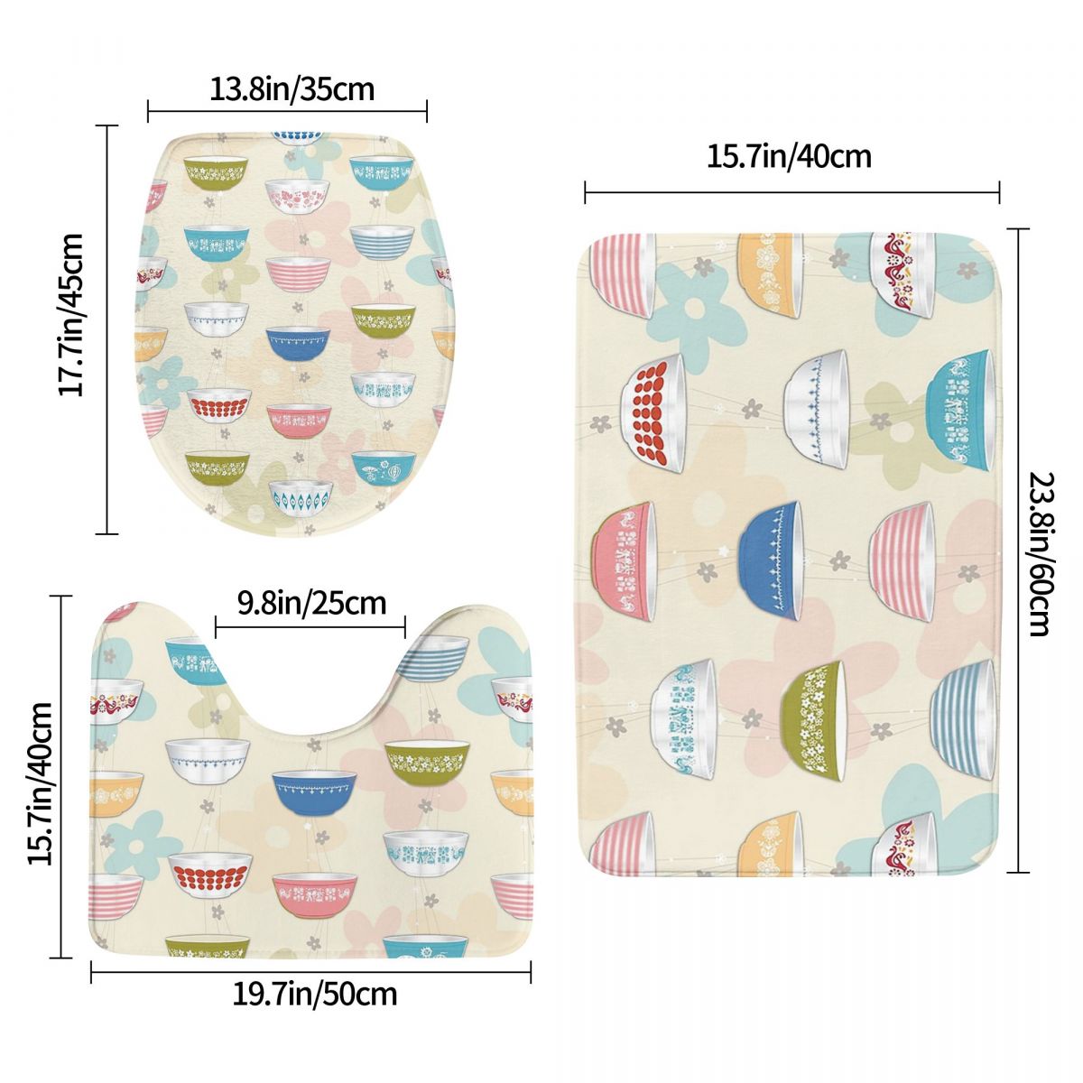Vintage Pyrex Bowls Collection - огляд і ціна Vintage Collectible Pyrex