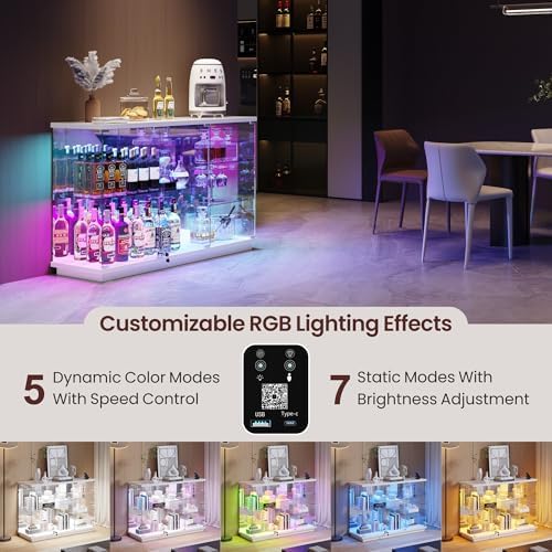 RGB Glass Display Cabinet with - огляд і ціна Collectible & Vintage Dolls For Wedding