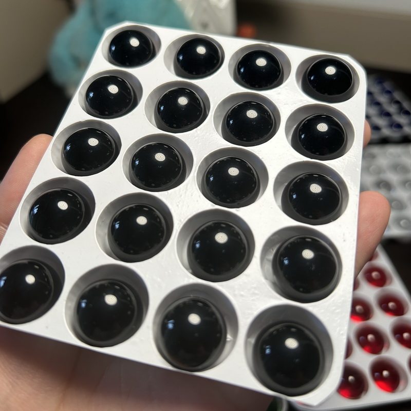 Black Glass Marble 1-100mm Gla - огляд і ціна Vintage Collectible Marbles