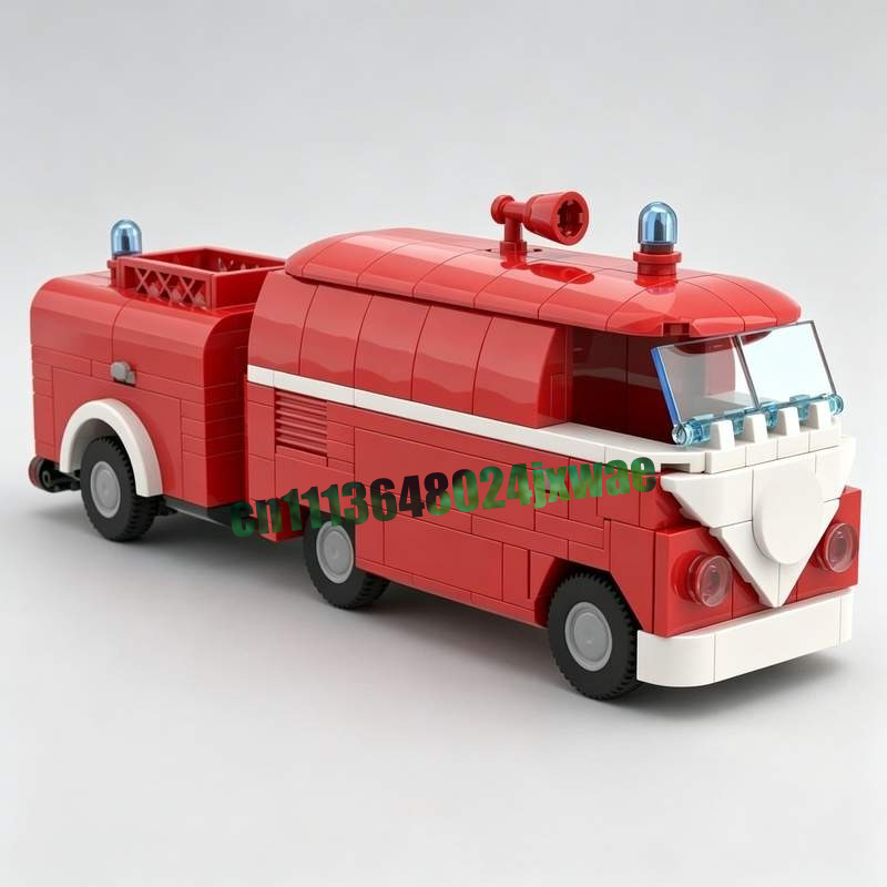 369PCS MOC Vintage Fire Truck  - огляд і ціна Vintage Collectible Trucks