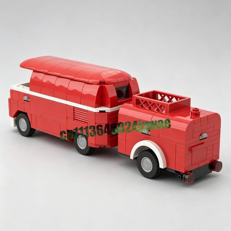 369PCS MOC Vintage Fire Truck  - огляд і ціна Vintage Collectible Trucks