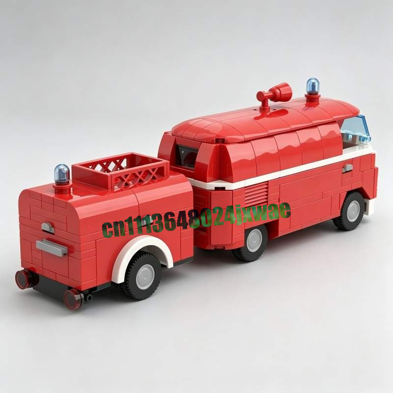 369PCS MOC Vintage Fire Truck  - огляд і ціна Vintage Collectible Trucks