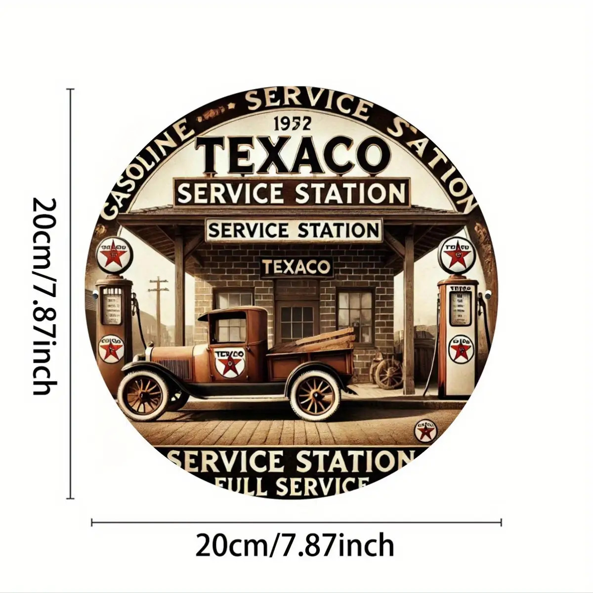 1pc Vintage Texaco Gas Station - огляд і ціна Vintage Collectible Trucks