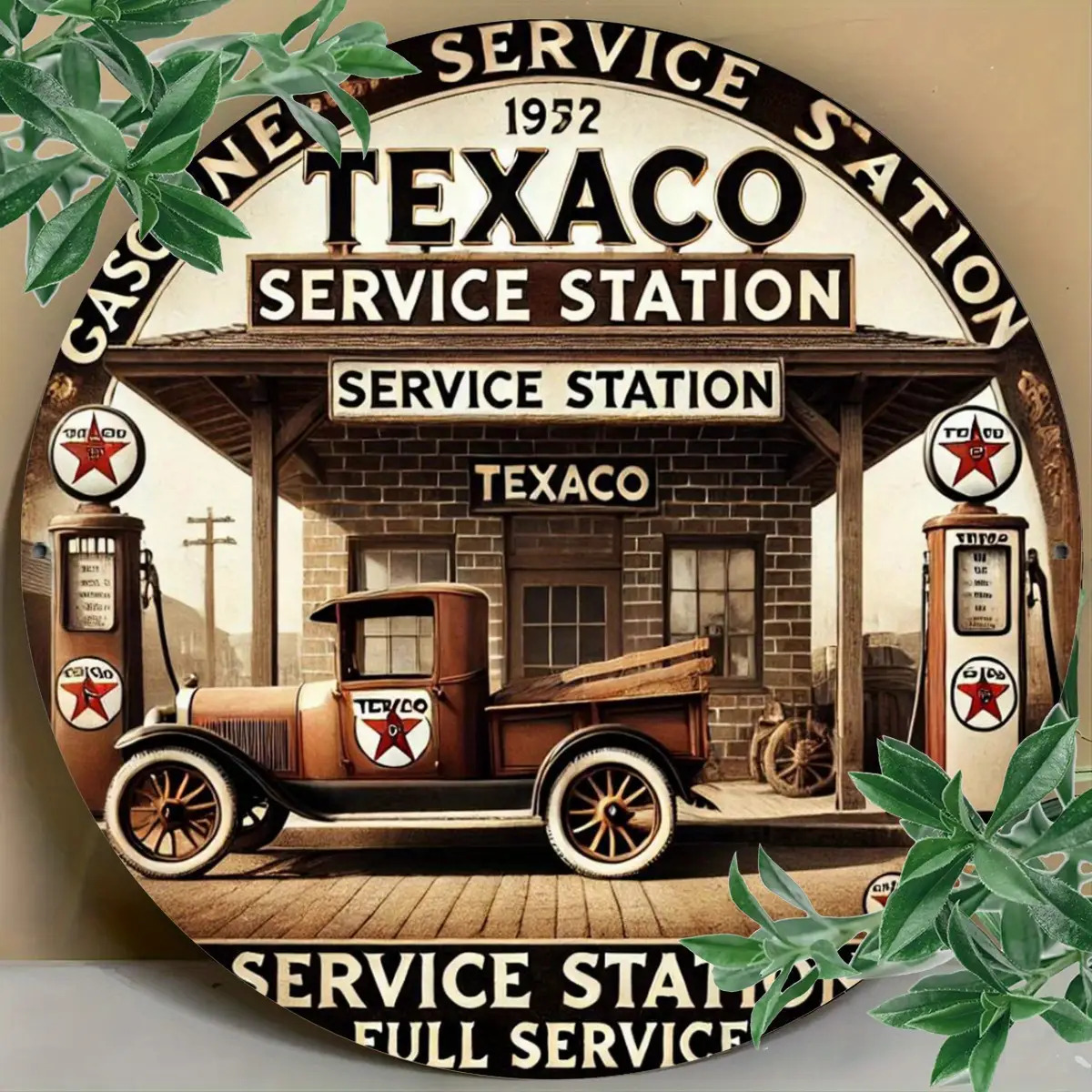 1pc Vintage Texaco Gas Station - огляд і ціна Vintage Collectible Trucks