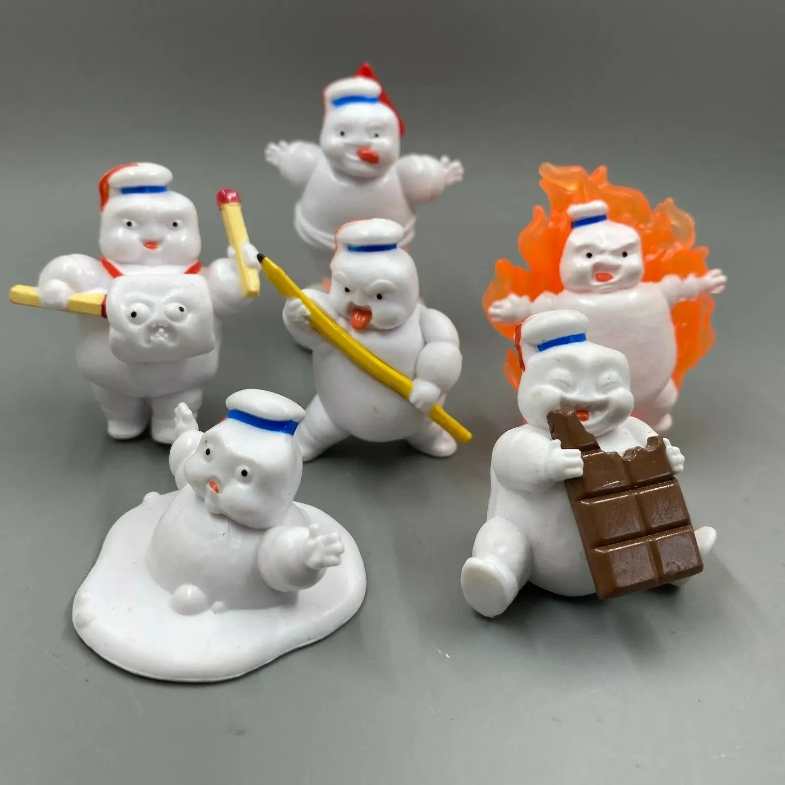 6pcs cute Vintage Ghostbusters - огляд і ціна Vintage Collectible Figures