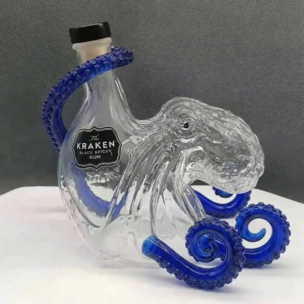 Vintage Kraken Octopus Whiskey - огляд і ціна Vintage Collectible Glassware