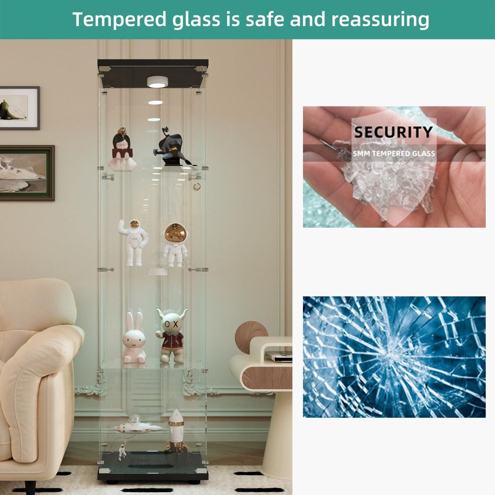 LED-Illuminated Glass Cabinet  - огляд і ціна Collectible & Vintage Dolls For Wedding