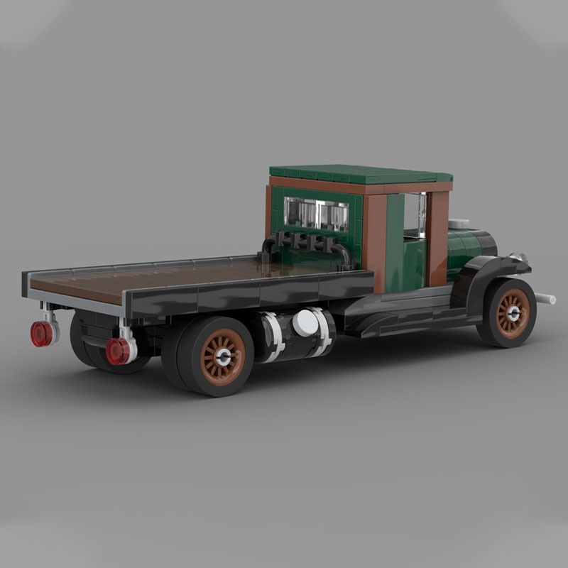 226pcs MOC Cars Vintage Flatbe - огляд і ціна Vintage Collectible Trucks