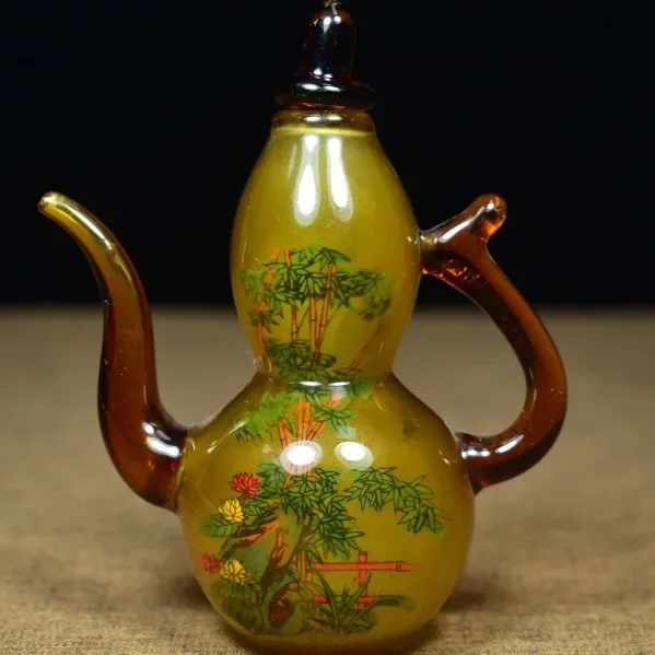 Vintage Glaze Glass Gourd Bott - огляд і ціна Vintage Collectible Glassware