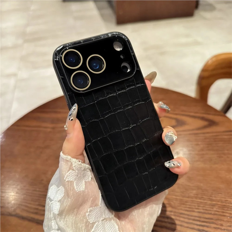 Luxury Crocodile Leather Soft  - огляд і ціна Camera Leather Case